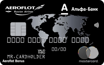 Дебетовая карта Аэрофлот Premium Альфа-Банк